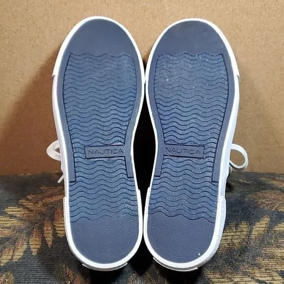 Men’s Nautica Deckloom Navy Canvas Sneakers - Picture 8 of 9